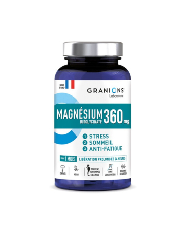 Antistress / Stare depresie - Magnesium 360 mg Bisglicinat + B6 Granions 60 cps