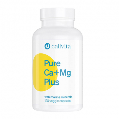 Articulatii si oase - Pure Ca+Mg Plus, CaliVita, 120 capsule, calciu si magneziu