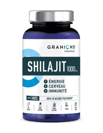 Antioxidanti - Shilajit 1000 mg Granions 60 capsule | 50% Acid Fulvic & Q10