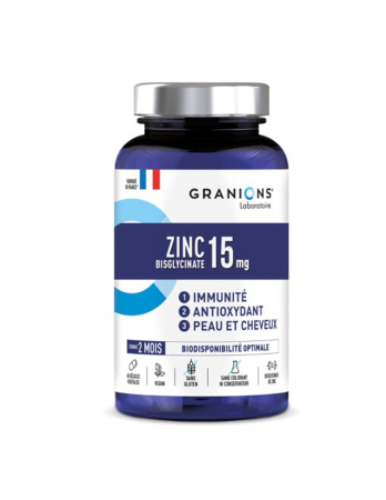 Minerale / Oligoelemente - Zinc Bisglycinate 15 mg Granions 60 capsule vegetale