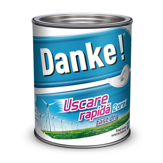 Vopsele pentru lemn si metal - Email uscare rapida Danke 0.75L
