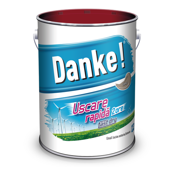 Vopsele pentru lemn si metal - Email uscare rapida Danke 2.5L