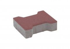 Curte si gradina - Pavaj Elpreco Behaton 6cm rosu
