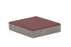 Curte si gradina - Pavaj Elpreco Relief 6cm 20x20 rosu