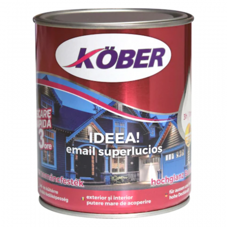 Vopsele pentru lemn si metal - Vopsea alchidica pentru lemn/metal Kober Ideea 0.75L