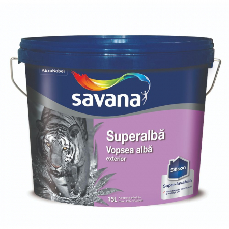 Vopsele - Vopsea lavabila exterior Savana 15L