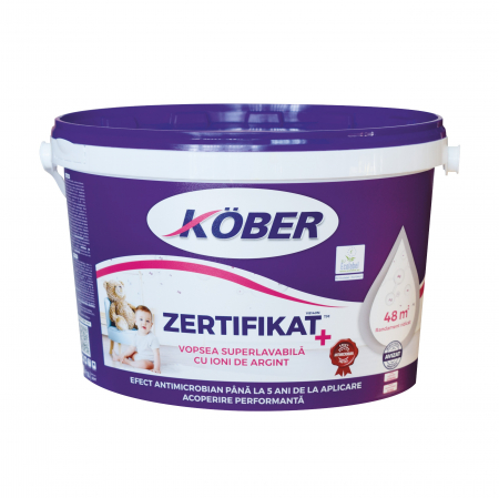 Vopsele - Vopsea lavabila Kober Zertifikat Plus 3L