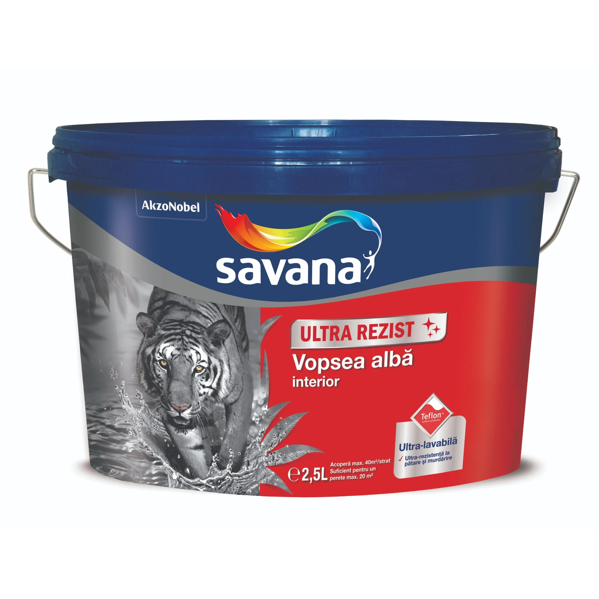 Vopsele - Vopsea lavabila Savana Ultra Rezist 2.5L
