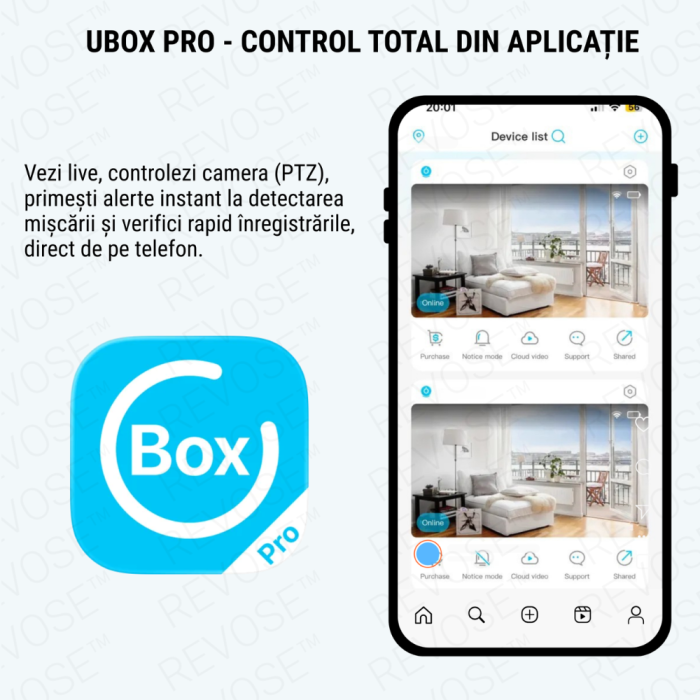 Camera Auto de Bord 4G cu GPS, Dual Lens 3MP + 3MP, Full HD, Monitorizare Parcare 24/7, Detectie Miscare, Detectie Vibratie, Detectie Radar [12]
