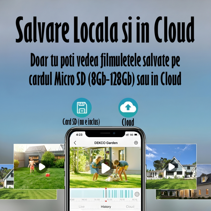 Camera Spion Wireless, Baby Monitor, FullHD 2MP, Monitorizare Bebelusi, Auto Tracking, Vedere Nocturna, Audio-Video, Sunet bidirectional, Rotire automata, Rezolutie 1920x1080, Senzor Miscare, Alb [12]