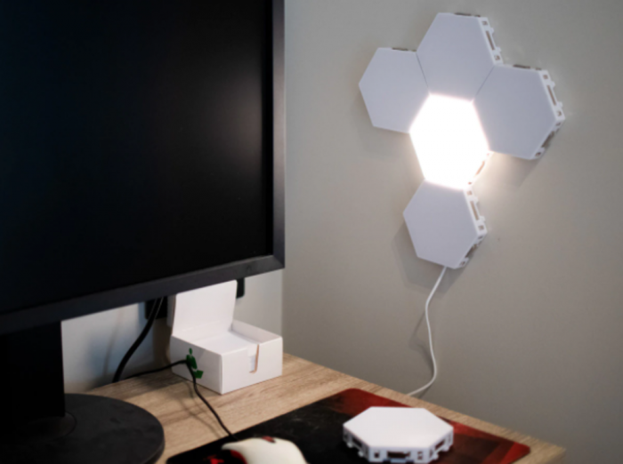 Lampa Modulara Hexagon cu Aprindere Prin Atingere Led, 6 Panouri Tactile [5]