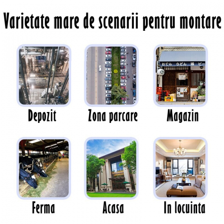 Camera de Supraveghere Video REVOSE™ 5MP 2560x1920, Aplicatie Dedicata, Intelligent Tracking, PTZ, WIFI, Lan, AP hotspot, Micro SD, Rotire, Alarma miscare, Interior si Exterior, Alb - Resigilat [2]