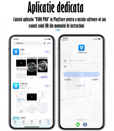 Camera de Supraveghere Video REVOSE™ 5MP 2560x1920, Aplicatie Dedicata, Intelligent Tracking, PTZ, WIFI, Lan, AP hotspot, Micro SD, Rotire, Alarma miscare, Interior si Exterior, Resigilat [15]