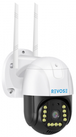 Resigilate - Camera de Supraveghere Video REVOSE™ 5MP 2560x1920, Aplicatie Dedicata, Intelligent Tracking, PTZ, WIFI, Lan, AP hotspot, Micro SD, Rotire, Alarma miscare, Interior si Exterior, Resigilat