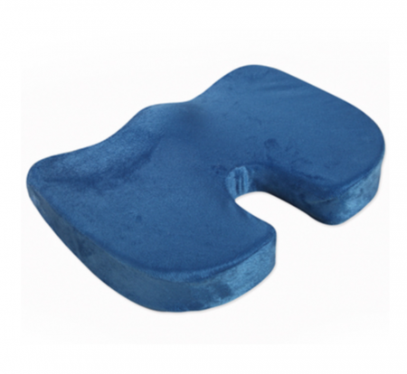 Toate categoriile - Perna Ortopedica din Spuma cu Memorie Pentru Sezut, Albastru