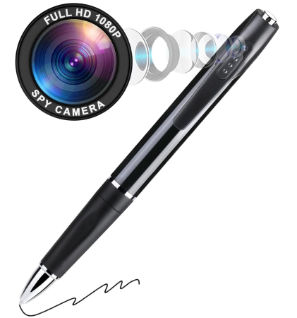 Pixuri spionaj - Pix Spion cu Camera 1080 Full HD si Microfon, Inregistrare Audio-Video, Foto, Aparat Spion cu Camera Ascunsa