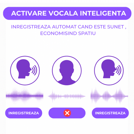 Pix Spion cu Reportofon Integrat, Revose™, Inregistrare Audio HD Discreta cu Activare Vocala, Peste 400 Ore Stocare Interna, Autonomie Mare, Functie USB pentru Transfer Rapid, Ideal pentru Sedinte, In [5]