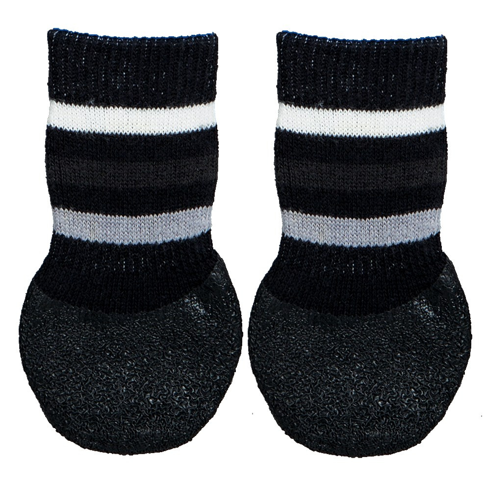 Accesorii caini - .Sosete Anti-Alunecare M-L 2 buc Negru 19523