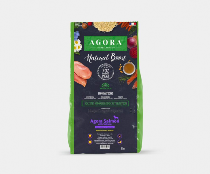 AGORA adult, somon si orez hrana uscata caini -12 kg [2]