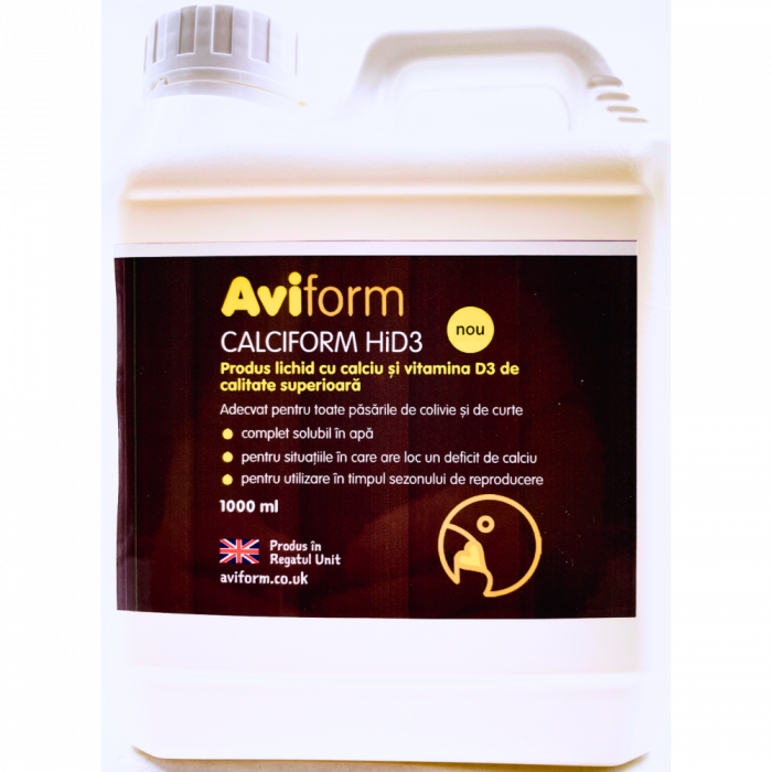 Aviform Calciform HiD3 Supliment pentru papagali 1000 ml [2]