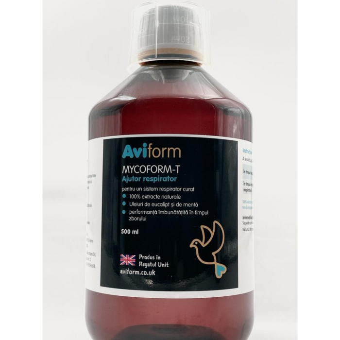 Aviform Mycoform T Supliment nutritiv pentru sistem respirator porumbei 500 ml [2]