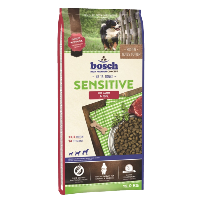 Bosch Sensitive hrana uscata pentru caini cu miel si orez 15 kg [2]