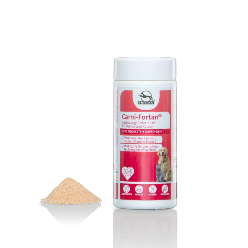Carni-Fortan pentru câini și pisici – hrană suplimentară cu L-carnitină și taurină, 80g [2]