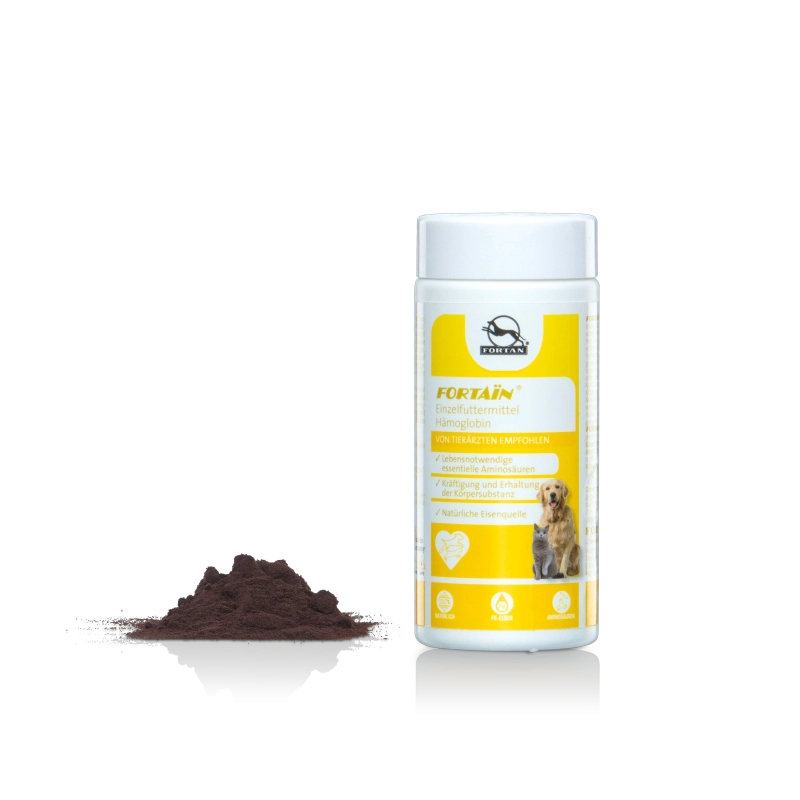 Fortaïn Hemoglobin 80g,  Supliment Nutritiv pudra pentru Câini și Pisici [2]