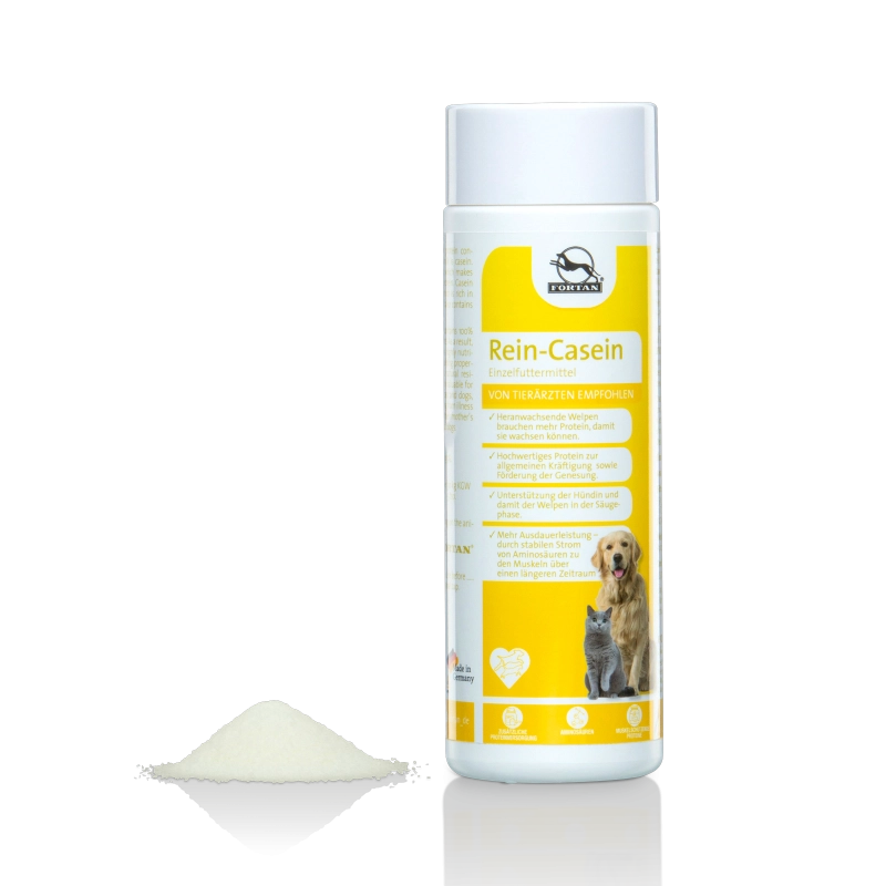 FORTAN Cazeină pură 300g – Supliment nutritiv pudră pentru câini și pisici [2]