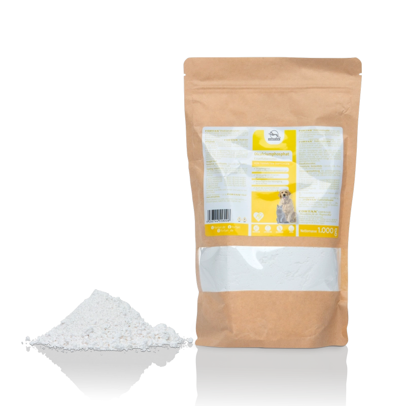 FORTAN Fosfat dicalcic pentru câini și pisici – Pentru un echilibru optim calciu-fosfor 1kg [2]