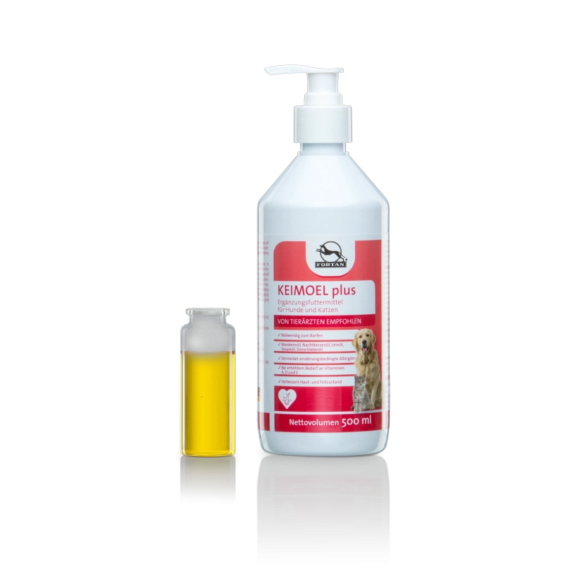 FORTAN Keimöl plus 500 ml – Supliment nutritiv lichid pentru câini și pisici [2]