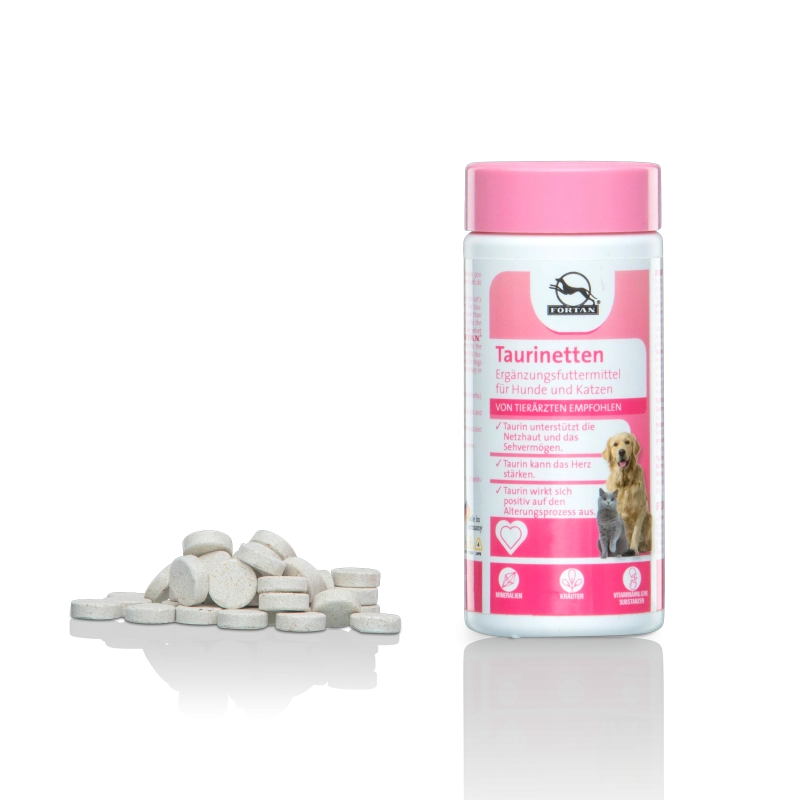 FORTAN Taurinetten 160 tablete – Supliment nutritiv cu taurină pentru câini și pisici [2]