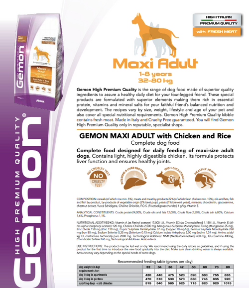 Gemon Maxi-Adult-20kg, hrana uscata caini high premium [3]
