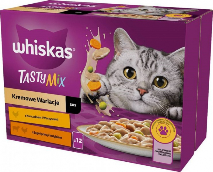 Hrana Umeda Pentru Pisici, TastyMix Meniu Cremos, 12X85g [1]