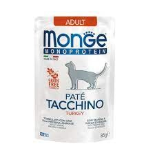 Hrana umeda pisici adulte Plicuri MONGE Pate Monoprotein cu carne de Curcan-28x85g [1]