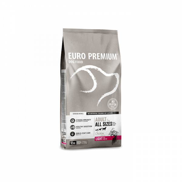 Hrana uscata caini, Euro Premium Small / Medium / Large Adult Light-12kg [2]
