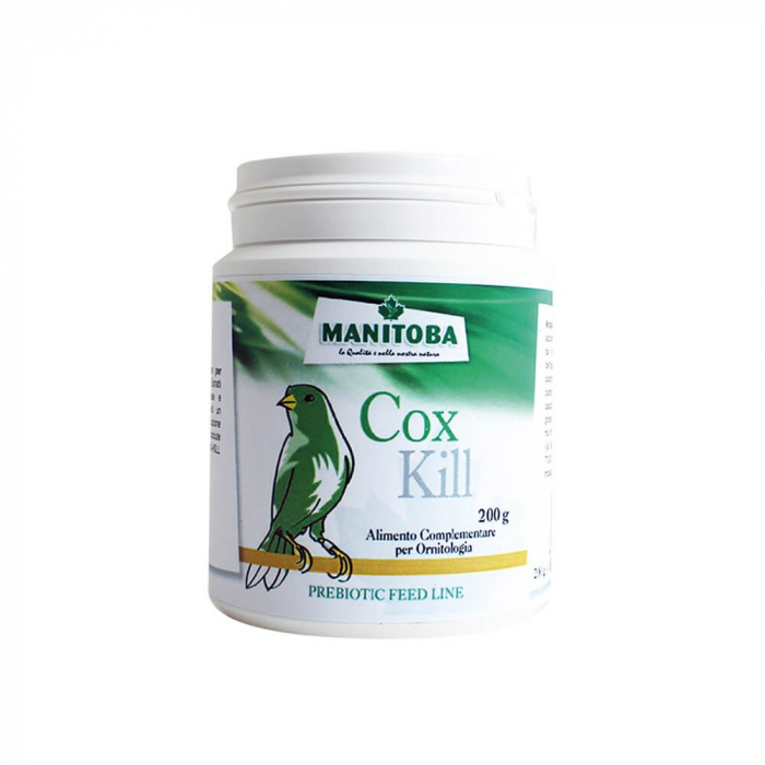 Manitoba Cox Kill- 200 g, supliment natural pentru pasari de colivie anti-coccidioza [2]