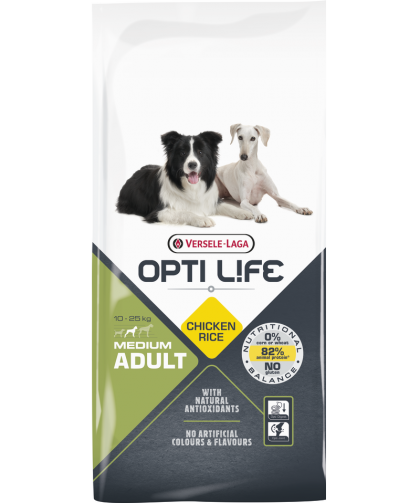 Opti Life Adult Medium - Hrana uscată pentru câini-12,5 kg [1]