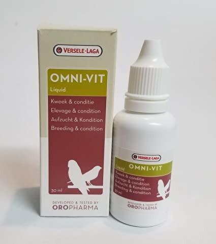 Oropharma Omni-Vit Liquid-30ml, supliment nutritiv pentru reproducere pasari exotice [2]