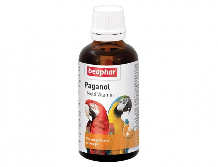 Paganol Beaphar supliment nutritiv refacere penaj papagali 50 ml [2]
