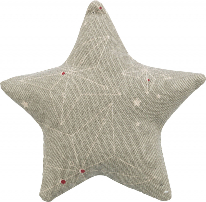 Perna Pentru Pisici, Xmas Stea, 10 cm, Bej/Natural, 92527 [1]