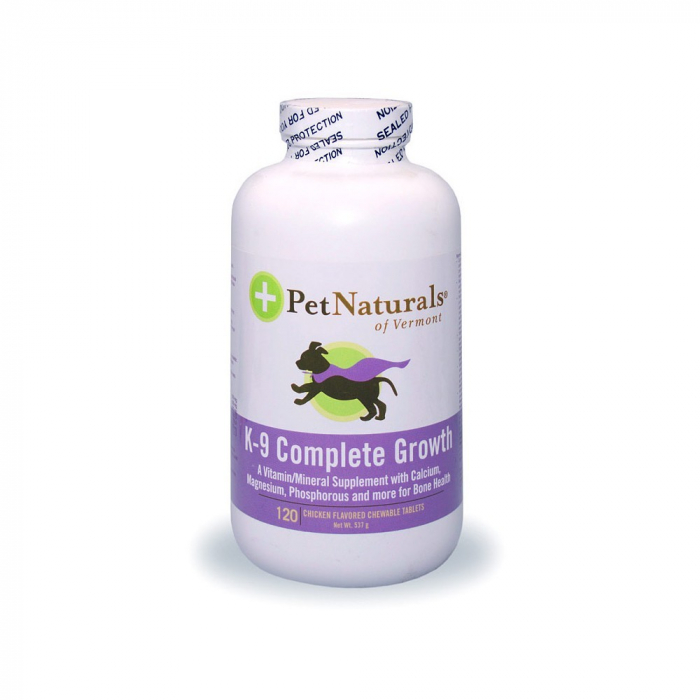 Pet Naturals K-9 Complete Growth, 120 tablete Supliment nutritiv pentru caini [2]
