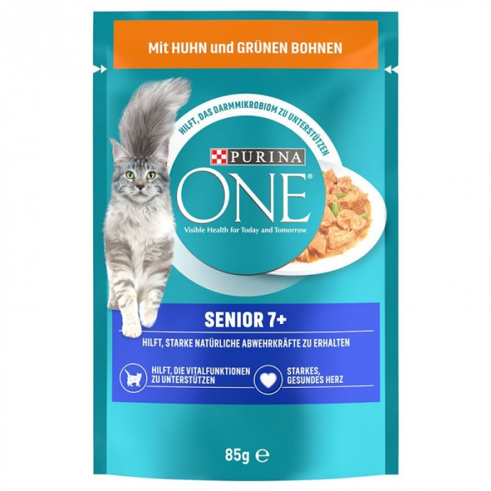 Purina ONE Senior 7+ Hrana umeda plic pisici 85 g [2]