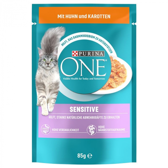 Purina One Sensitive plic -85g Hrana umeda pentru pisici [3]