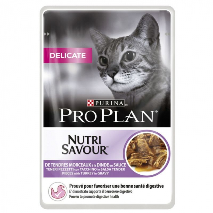 PURINA PRO PLAN Nutrisavour Delicate 85 g Hrana umeda plic pisici [3]