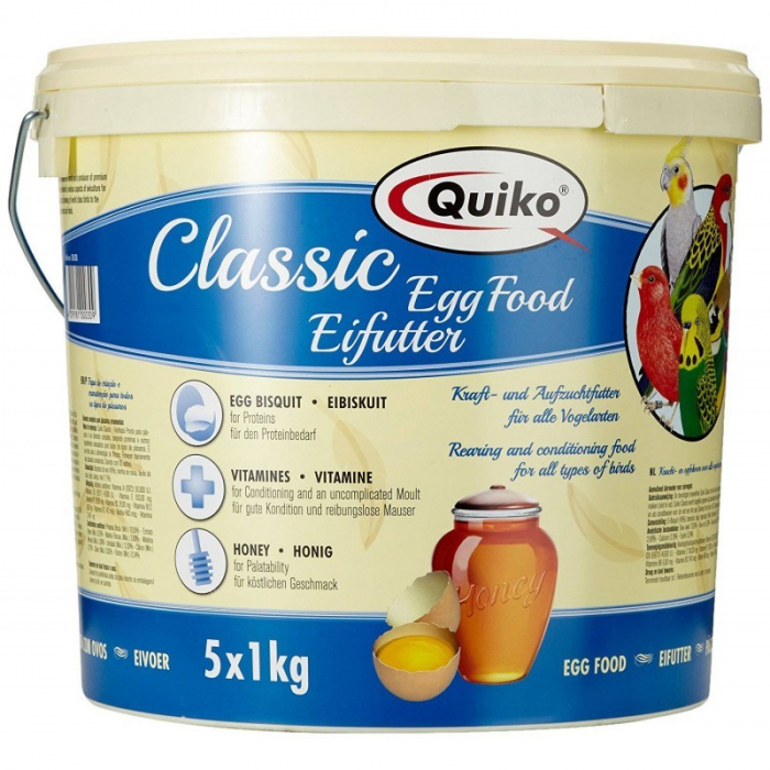 Quiko Classic Cu Oua, Miere si Vitamine 5 kg, Pastoncino Pasari de colivie. [2]