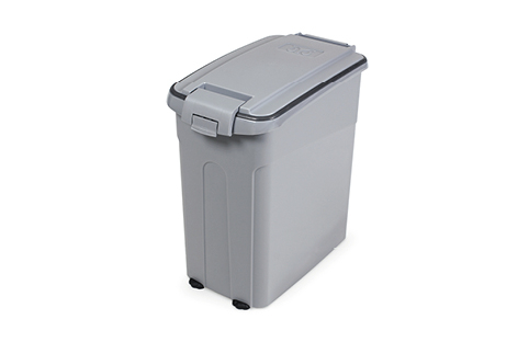 Recipient Hrana Oto, 54 L, 40 x 24 x 55 cm, Diverse Culori: Alb - Gri, S1009030 [2]