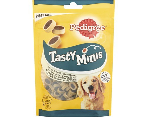 Recompense pentru caini, Pedigree Tasty Bites Chessy Pokets-140 g [2]