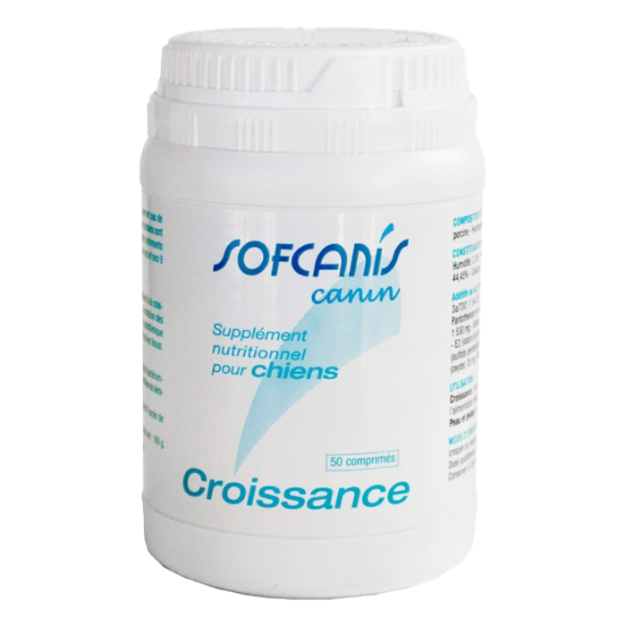 Sofcanis Croisssance Canin-50 cp, supliment nutritiv crestere caini [2]