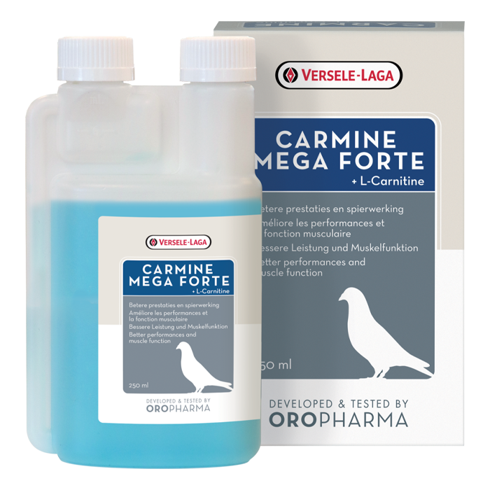 Supliment nutritiv pentru Porumbei , Carmine +L Carnitine,Versele Laga, 250 ml [2]